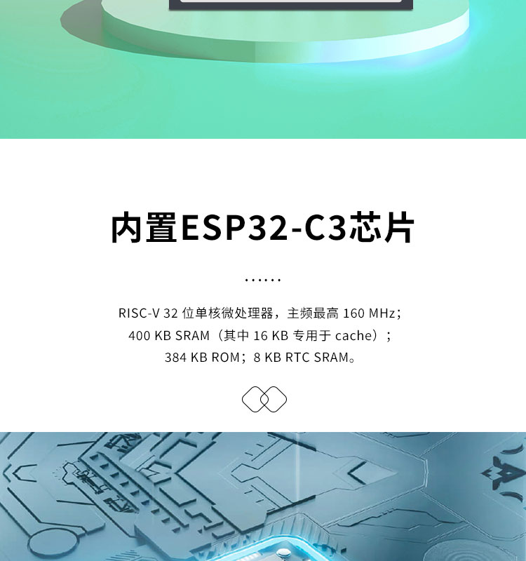 樂鑫官網(wǎng)ESP32-C3-WROOM-02U通用型Wi-Fi和低功耗藍(lán)牙(Bluetooth LE)模組無線接收芯片